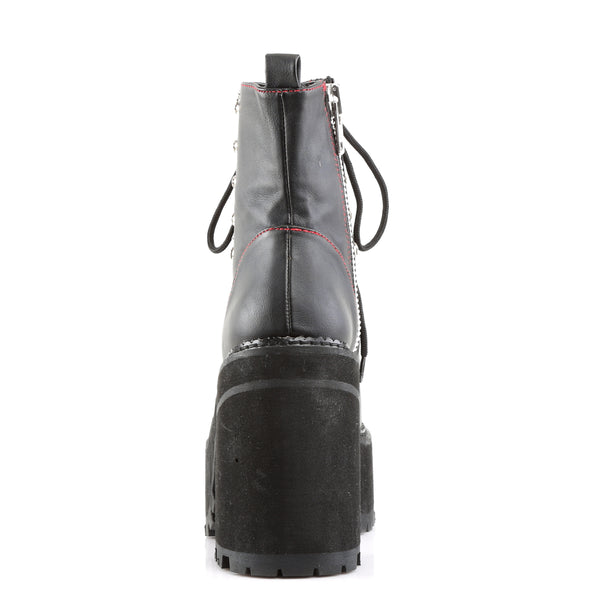 ASSAULT-100 Plateau Stiefeletten Schwarz von DemoniaCult – Ansicht 4