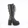 ASSAULT-218 Plateau Stiefel Schwarz Matt von DemoniaCult – Ansicht 5