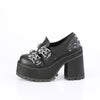 ASSAULT-38 Plateau Schuhe Schwarz Matt von DemoniaCult – Ansicht 3