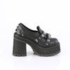 ASSAULT-38 Plateau Schuhe Schwarz Matt von DemoniaCult – Ansicht 5