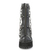 ASSAULT-66 Plateau Stiefel mit Kette Schwarz von DemoniaCult – Ansicht 2