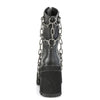 ASSAULT-66 Plateau Stiefel mit Kette Schwarz von DemoniaCult – Ansicht 4