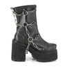 ASSAULT-66 Plateau Stiefel mit Kette Schwarz von DemoniaCult – Ansicht 5
