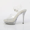 ATHENA-508 Plateau Sandaletten Transparent von Fabulicious – Ansicht 3