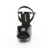 ATHENA-509 Plateau Sandaletten Schwarz Lack von Fabulicious – Ansicht 2