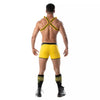 Gelbe Bad Boys Shorts im sportlich provokanten Look von TOF Paris – Ansicht 2