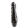 BALLET-1025 Stiefeletten Schwarz Lack von Devious – Ansicht 2