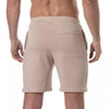 Herren Shorts Bamboo mit Reißverschlusstaschen - weich & atmungsaktiv, Beige | TOF Paris