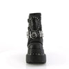 BEAR-150 Plateau Stiefeletten Schwarz Matt von DemoniaCult – Ansicht 2