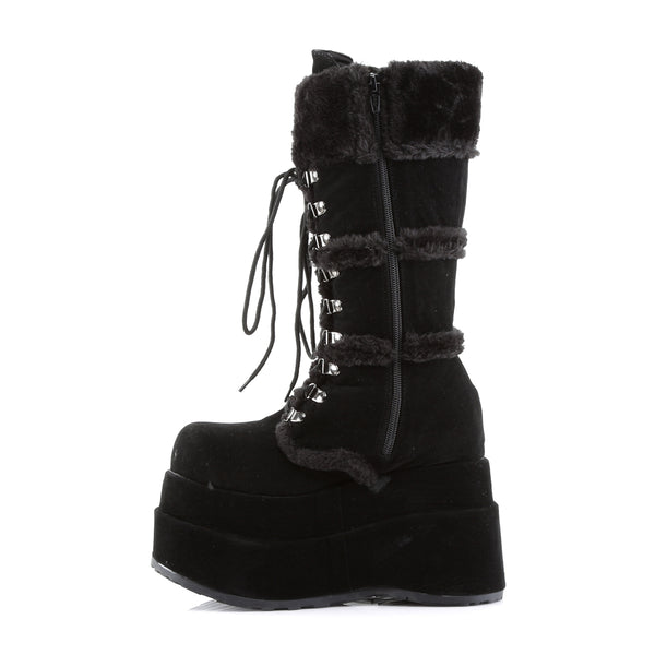 BEAR-202 Plateau Stiefel - Schwarz von DemoniaCult – Ansicht 3