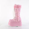 BEAR-202 Plateau Stiefel - Rosa Matt von DemoniaCult – Ansicht 3