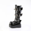 BEAR-215 Plateau Stiefel - Schwarz Lack von DemoniaCult – Ansicht 3