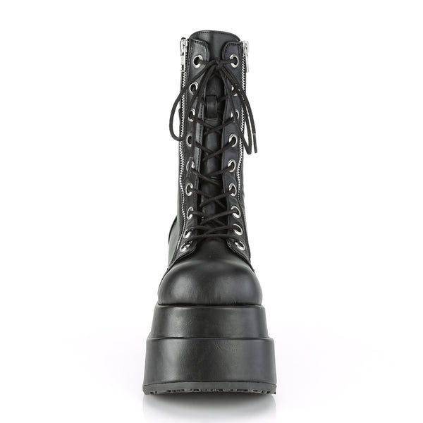 BEAR-265 Plateau Stiefeletten - Schwarz von DemoniaCult – Ansicht 2