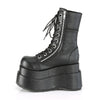BEAR-265 Plateau Stiefeletten - Schwarz von DemoniaCult – Ansicht 3