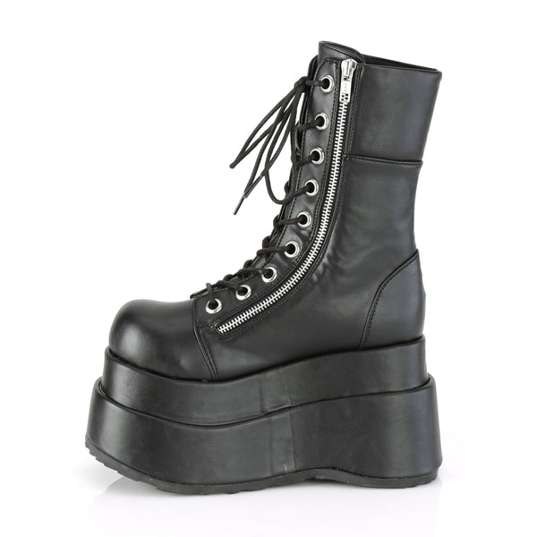 BEAR-265 Plateau Stiefeletten - Schwarz von DemoniaCult – Ansicht 3