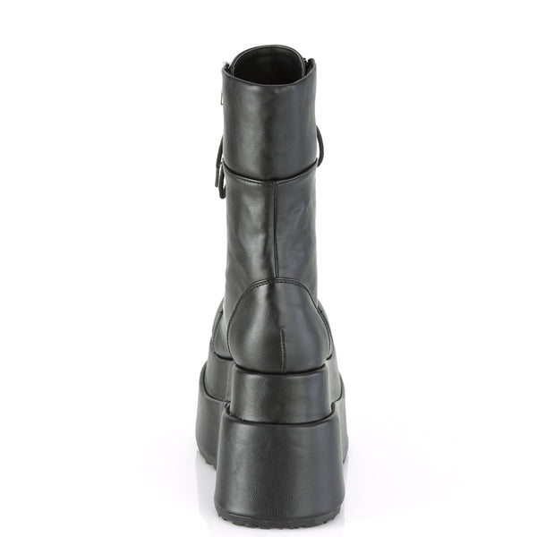 BEAR-265 Plateau Stiefeletten - Schwarz von DemoniaCult – Ansicht 4