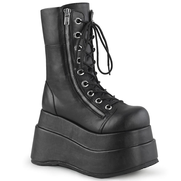 BEAR-265 Plateau Stiefeletten - Schwarz von DemoniaCult