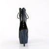 BEJEWELED-1016-6 Plateau Stiefeletten - Schwarz Lack von Pleaser – Ansicht 4
