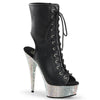 BEJEWELED-1016-6 Plateau Stiefeletten - Schwarz Matt von Pleaser