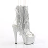 BEJEWELED-1017RSF-7 Plateau Stiefeletten - PVC/Silber von Pleaser – Ansicht 5