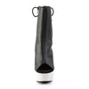 BEJEWELED-1018DM-6 Plateau Stiefeletten - Schwarz von Pleaser – Ansicht 2