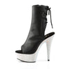 BEJEWELED-1018DM-6 Plateau Stiefeletten - Schwarz von Pleaser – Ansicht 3