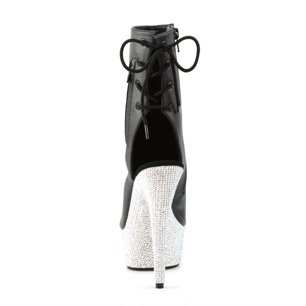 BEJEWELED-1018DM-6 Plateau Stiefeletten - Schwarz von Pleaser – Ansicht 4