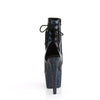 BEJEWELED-1018DM-7 Plateau Stiefeletten - Schwarz Lack von Pleaser – Ansicht 4