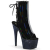 BEJEWELED-1018DM-7 Plateau Stiefeletten - Schwarz Lack von Pleaser