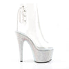 BEJEWELED-1018DM-7 Plateau Stiefeletten transparent von Pleaser – Ansicht 5