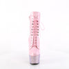 BEJEWELED-1020-7 Plateau Stiefeletten - Rosa Lack von Pleaser – Ansicht 2