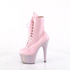 BEJEWELED-1020-7 Plateau Stiefeletten - Rosa Lack von Pleaser – Ansicht 3