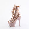 BEJEWELED-1020-7 Plateau Stiefeletten - Roségold Lack von Pleaser – Ansicht 3