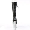 BEJEWELED-2018-7 Plateau Stiefel - Schwarz Matt von Pleaser – Ansicht 4