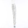 BEJEWELED-3019C-RSF- Overkneestiefel Silber von Pleaser – Ansicht 2