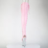 BEJEWELED-3052HG-7 Plateau Overknee Stiefel Rosa Glitzer Holo Strass von Pleaser – Ansicht 4