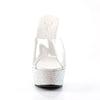 BEJEWELED-601DM Plateau Pantoletten - Silber von Pleaser – Ansicht 2