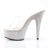 BEJEWELED-601DM Plateau Pantoletten - Silber von Pleaser – Ansicht 3