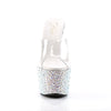 BEJEWELED-701MS Plateau Pantoletten Glitzer von Pleaser – Ansicht 2