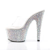 BEJEWELED-701MS Plateau Pantoletten Glitzer von Pleaser – Ansicht 3