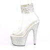 BEJEWELED-724RS Plateau Sandaletten Glitzer von Pleaser – Ansicht 3