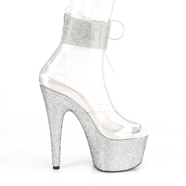 BEJEWELED-724RS Plateau Sandaletten Glitzer von Pleaser – Ansicht 5