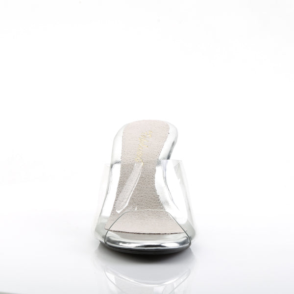 BELLE-301 Pantoletten Transparent | Fabulicious SALE