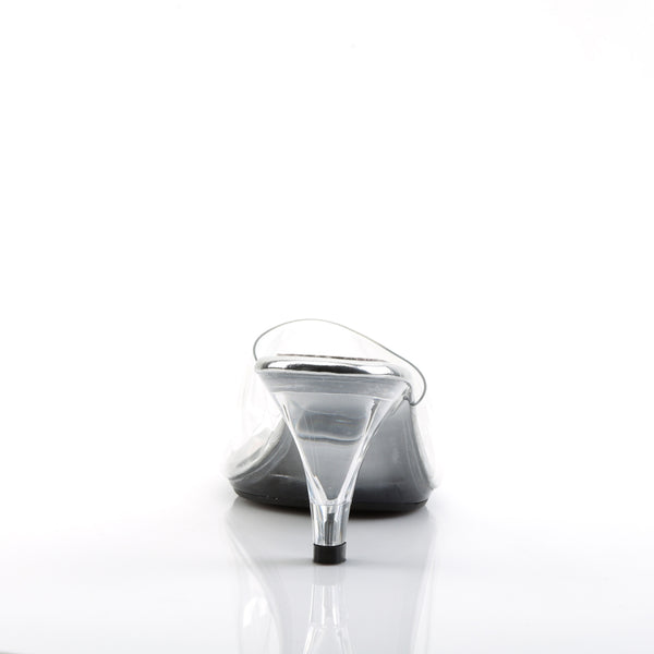 BELLE-301 Pantoletten Transparent | Fabulicious SALE