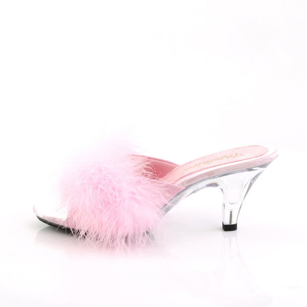 BELLE-301F Pantoletten Baby Pink von Fabulicious – Ansicht 3