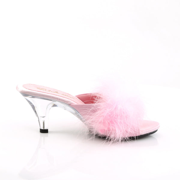 BELLE-301F Pantoletten Baby Pink von Fabulicious – Ansicht 5
