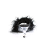 BELLE-301F Pantoletten - Schwarz | Fabulicious SALE