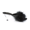 BELLE-301F Pantoletten - Schwarz von Fabulicious – Ansicht 5
