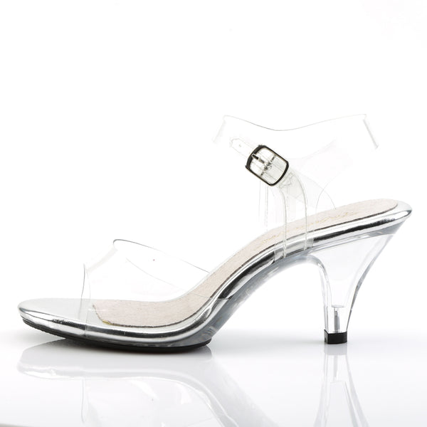 BELLE-308 Sandaletten Transparent | Fabulicious SALE