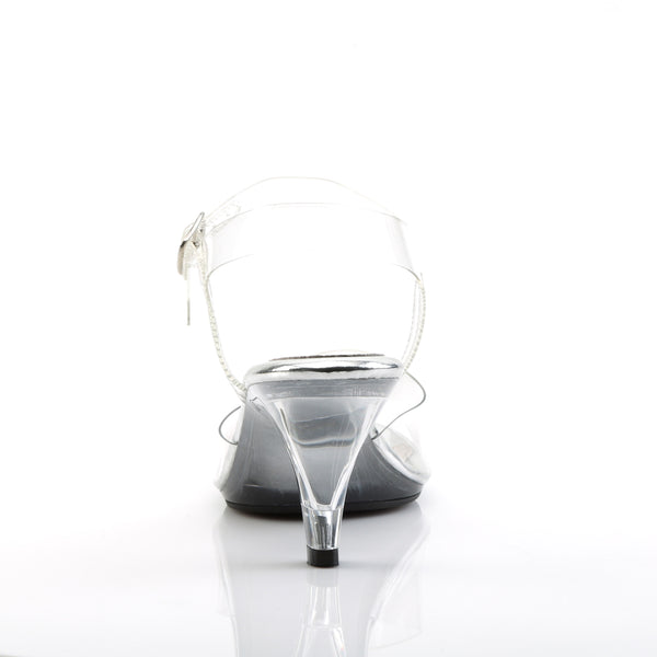 BELLE-308 Sandaletten Transparent | Fabulicious